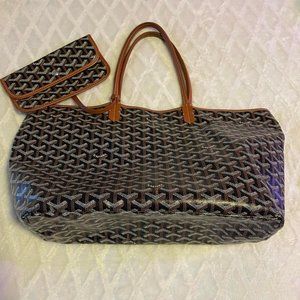 Goyard St. Louis PM black and gold